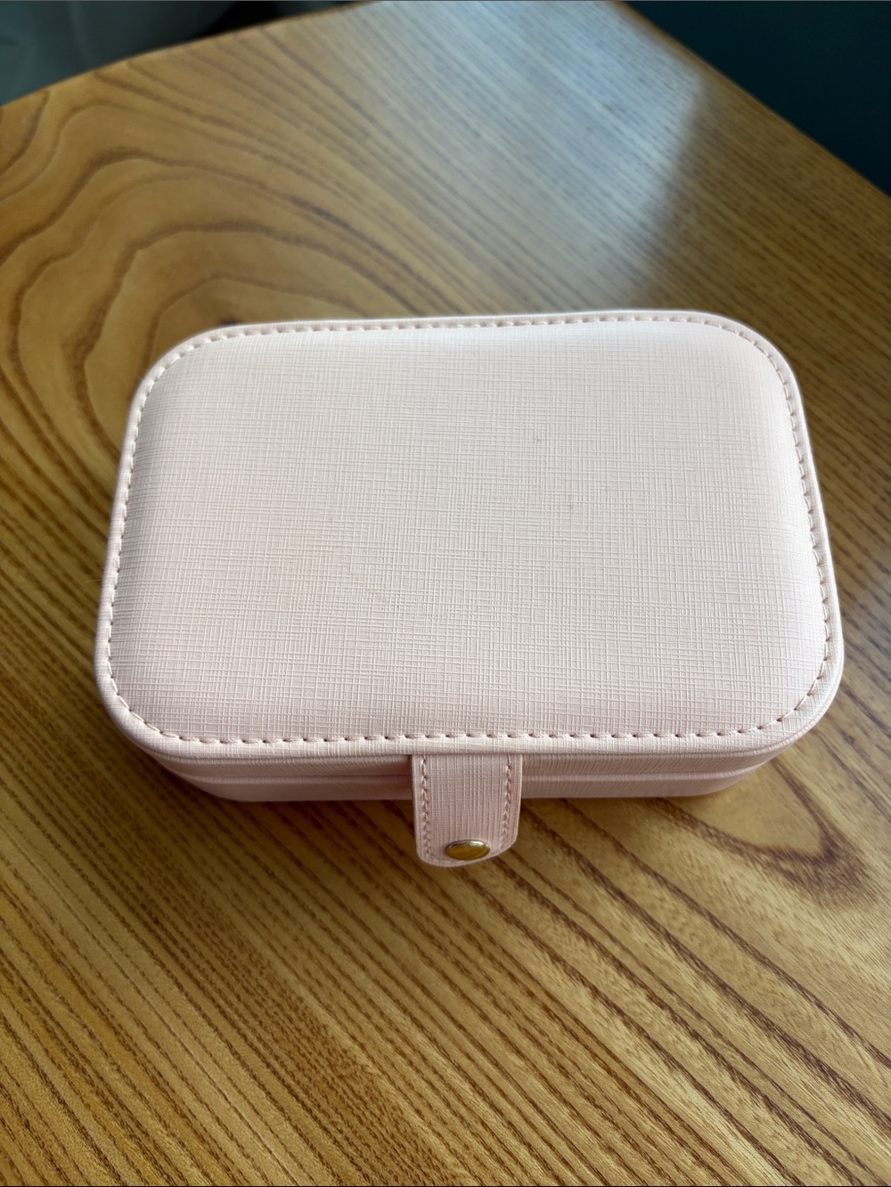 Blush Pink Jewelry Travel Case